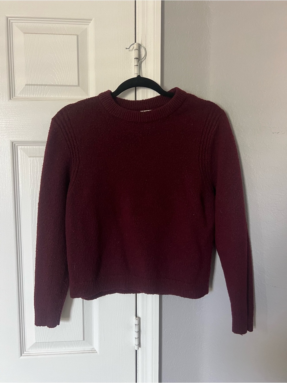 a new day Women's Crewneck Sweater in Burgundy